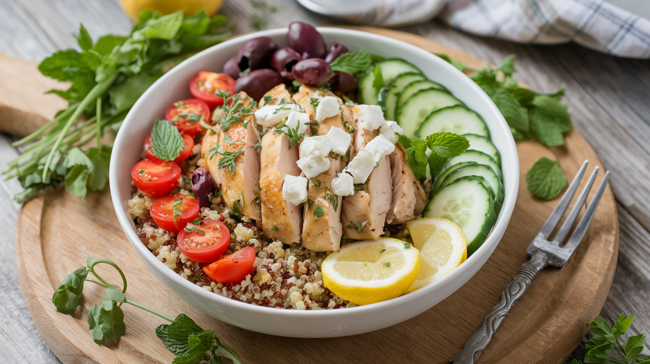 Mediterranean Chicken Bowls