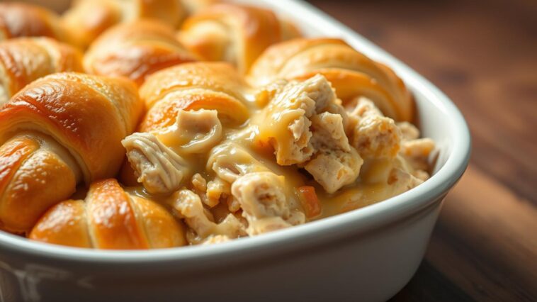 Chicken Crescent Roll Casserole