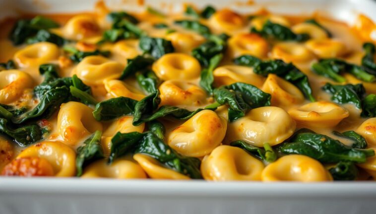 Spinach & Tortellini Casserole
