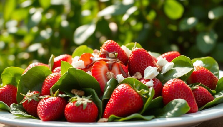 Strawberry Spinach Salad
