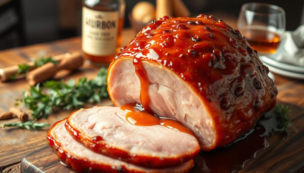 bourbon glazed ham recipes