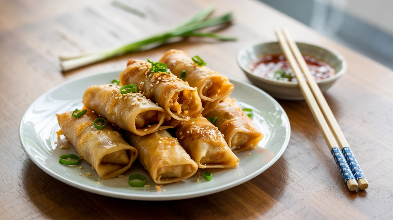 Ground Chicken Lumpia (Filipino Spring Rolls)